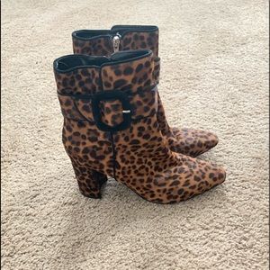 Marc Fischer Leopard Booties
